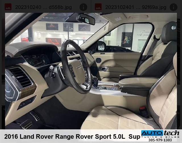 2016 Land Rover Range Rover Sport 5.0L Supercharged Autobiography